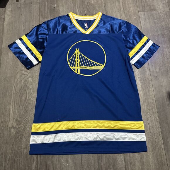 NBA Golden State Warriors Ultra Game Medium Blue Shirt Polyester NWT - Picture 1 of 4